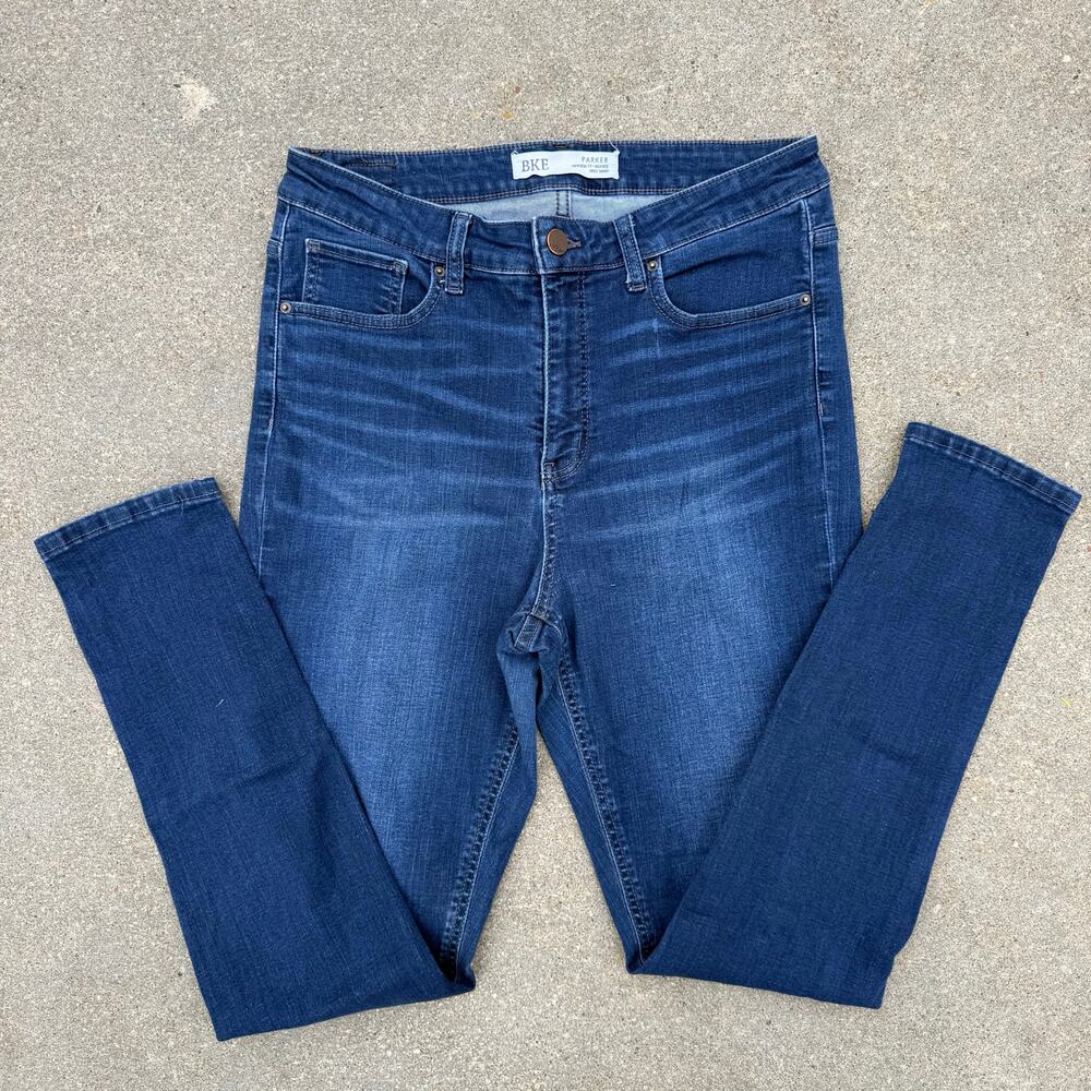 Buckle BKE Parker Universal Fit High Rise Skinny Blue Jeans Size 30 ABK392A